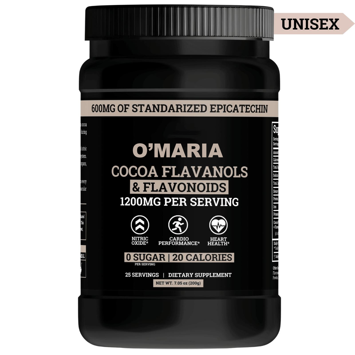 O'Maria Supercharged Cocoa Flavanols 1200MG